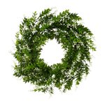 Artificial plant mini leaf wreath