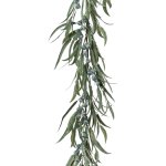 Artificial plant eucalyptus garland with fruits 1/poly