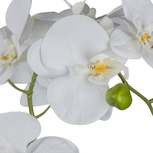 Kunstpflanze Orchidee im Keramiktopf