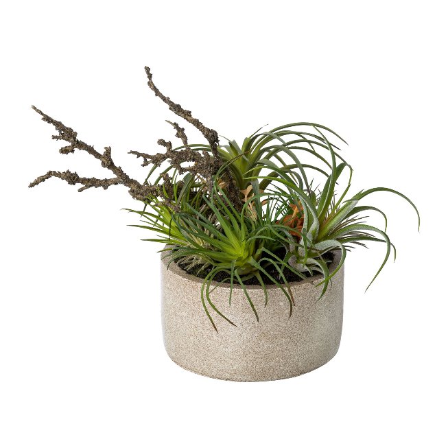 Artificial plant tillandsia mix 26cm