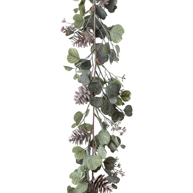 Artificial plant Eucalyptus mix garland