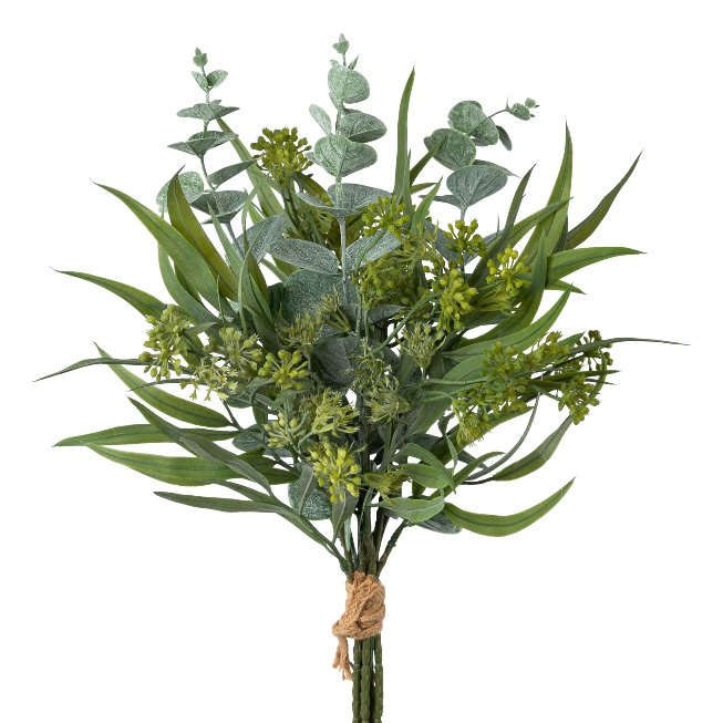 Artificial plant mix eucalyptus bunch