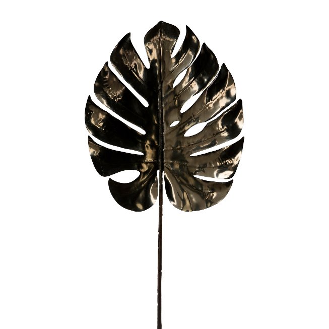 Split philo leaf in metallic look