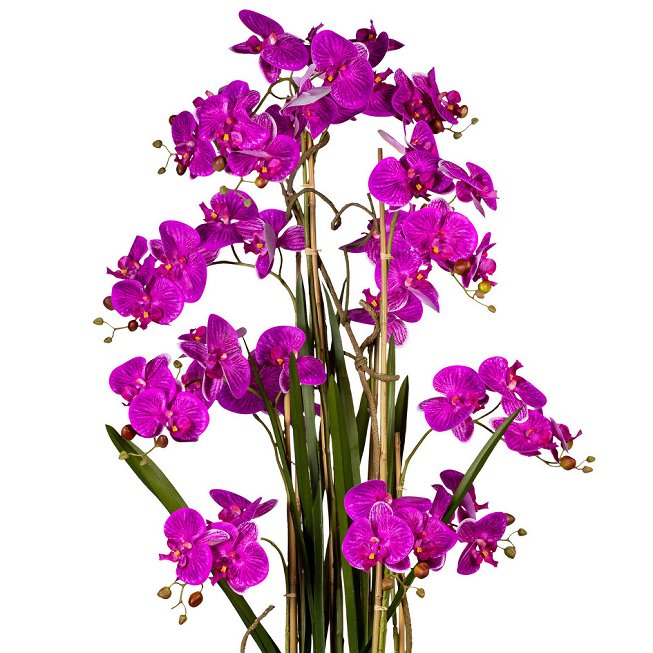 Kunstpflanze Orchideen in Vase