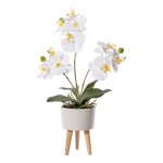Kunstpflanze Orchideen in Keramikschale