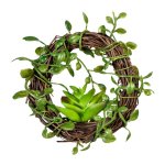 Millbeck wreath with succulents