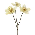 Artificial christmas rose branch