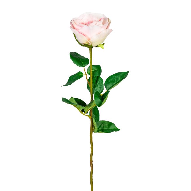 Artificial flower garden rose long stem 6/poly