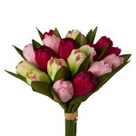 Bouquet of tulips with 18 flowers
