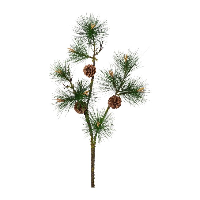 Artificial mountain pine branch