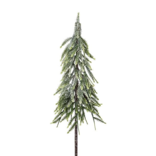 Artificial spruce branch on stick