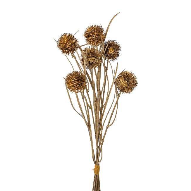 Artificial Ball Thistle Bund, 43 cm