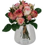 Artificial flower rose bouquetx 16