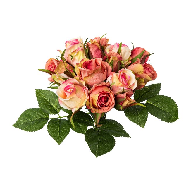 Artificial flower rose bouquetx 16