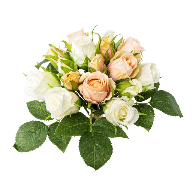 Artificial flower rose bouquetx 16