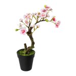 Artificial plant almond bonsai in pot