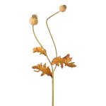 Poppy branch, 74 cm, natural,