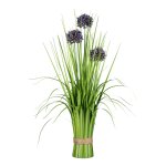 Kunstpflanze Grasbund mit Allium