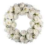 Artificial plant roses wreath