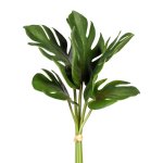 Artificial plant split philodendron leaf