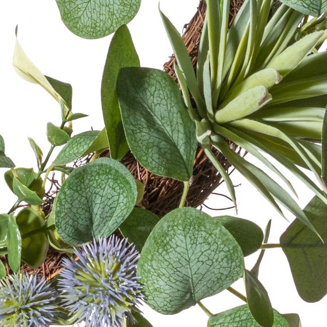 Kunstpflanze Eukalyptus Mix- Kranz Ø 50cm
