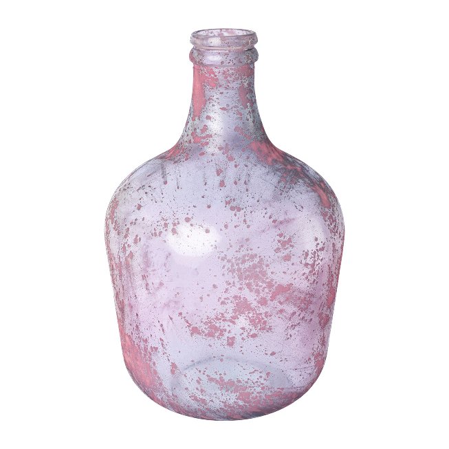 Glas Recycled Vase antik