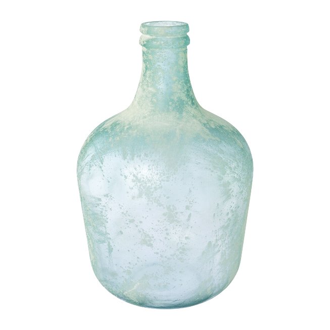 Glas Recycled Vase antik