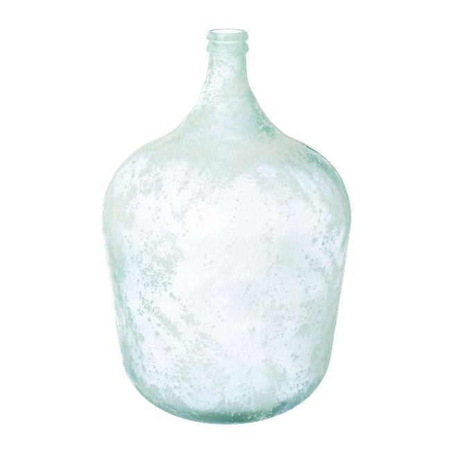 Glas Recycled Vase antik