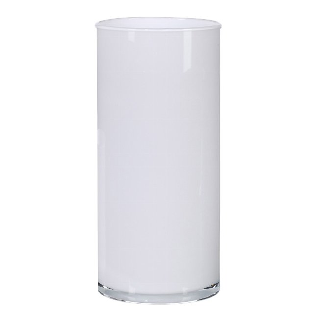 Glass vase cylinder