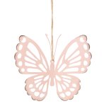 Metal butterfly hanger