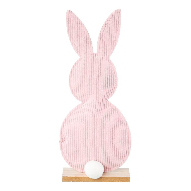 Deco Little bunny tail on wooden foot