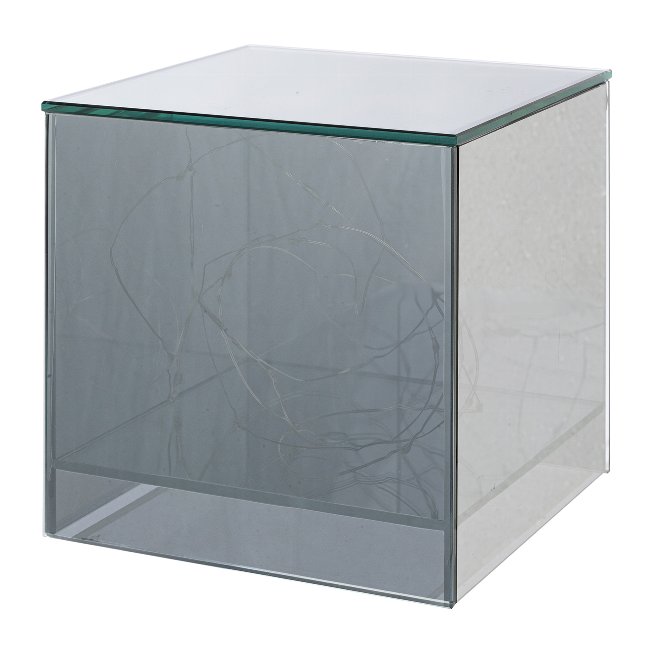 Glass cuboid with 20 LED LIGHTS