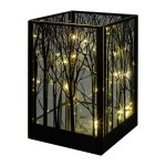 Glass lantern square CUBUS TREE