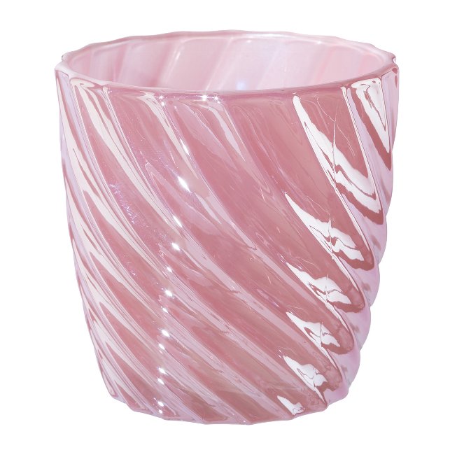 Glass tealight vase