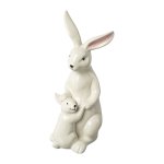 Bunnies ceramic with child