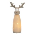 Deco deer with LED 10.5x8.5x24cm