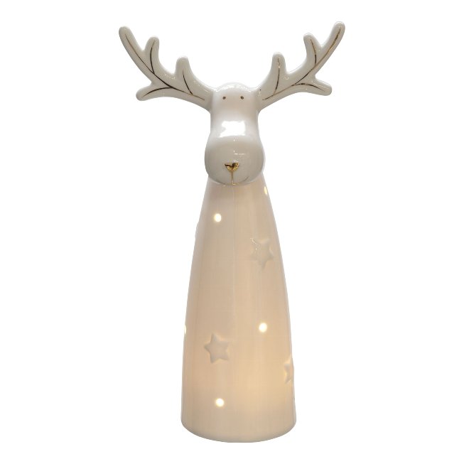 Deco deer with LED5x 15.10x29.5cm