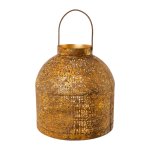 Metal lantern with handle ETIENNE