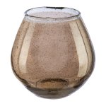 Glass vase MERLE, 11x11x11cm,