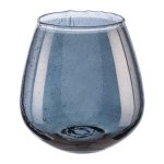 Bauchige Glas Vase 13x13x13 cm