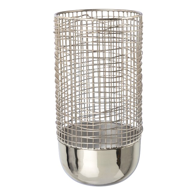 Lantern GRID of aluminum 15x15x30cm