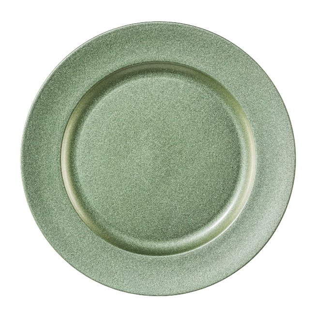 Plate made of melamine