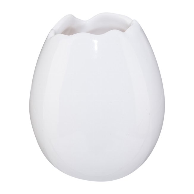 Deco egg open ceramic