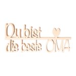 Wooden Lettering Oma