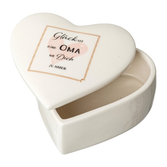 Porcelain Heart Box Oma