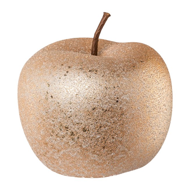 Ceramic apple ROUGH GLAMOUR FINISH