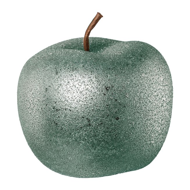 Keramik Apfel ROUGH GLAMOUR FINISH