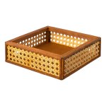Bowl rectangular bamboo