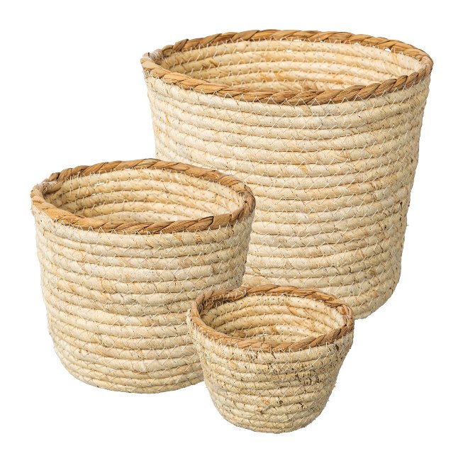 Maisblatt Korb mit Dekorationsrand