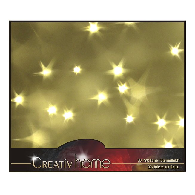 3D PVC foil (star effect)